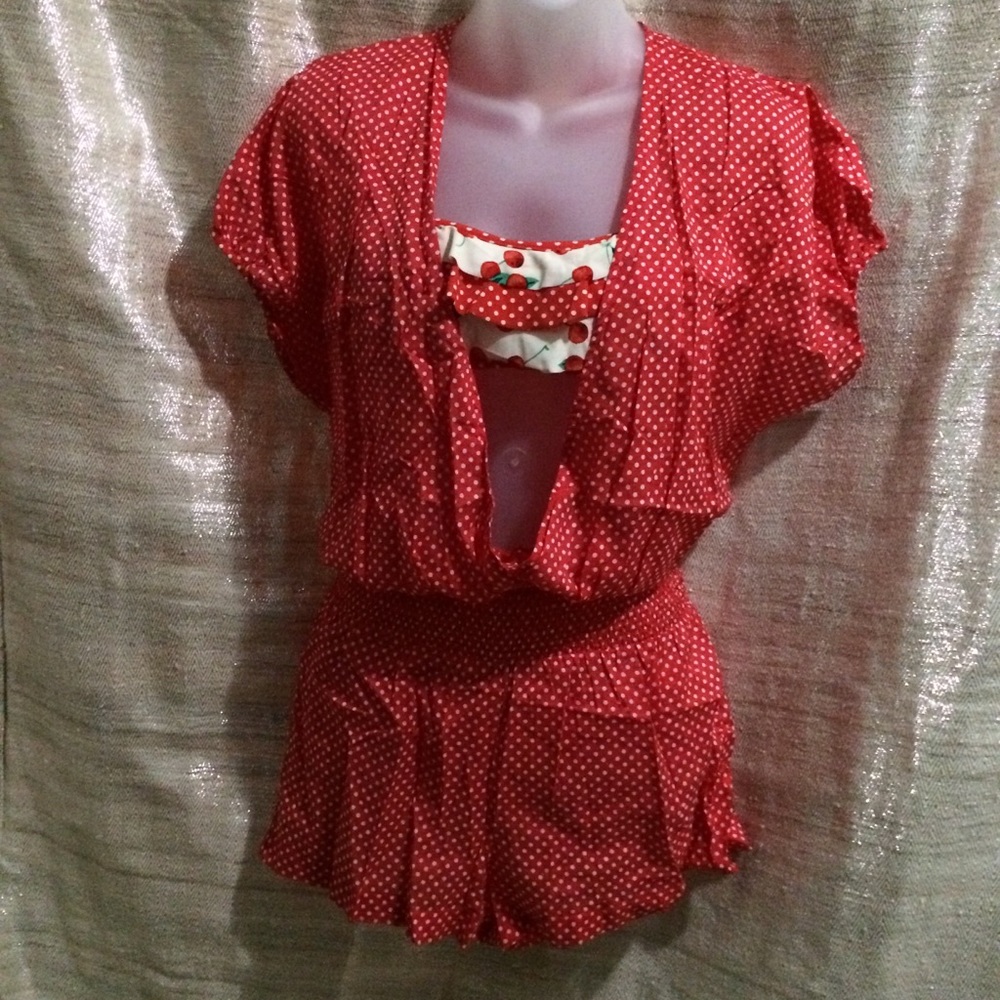 👙3 Piece JUICE COUTURE SwimWear with Romper